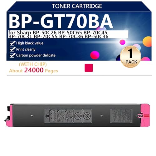 Cartouche laser magenta BP-GT70BA pour résoudre les fins de toner Sharp