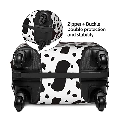 29-32 Inch Cow Print Suitcase Cover Cute Cow Gifts For Women Girls Elastic Funny Luggage Covers For Suitcase Washable Anti-Scratch Luggage Protector Suitcase Cover4