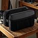 Tressify Polyester Saddle Bag, 7.9 In / 20 Cm, For Road And Mountain Bikes, Midnight Black Frame Bag, Top Tube Mount, Universal Style