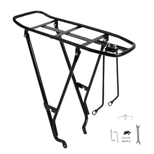 Soporte estable para asiento de bicicleta que evita el movimiento de alforjas traseras
