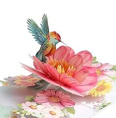 Hummingbird and Flower Pop Up Card