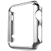 Apple Watch Case, Imymax Ultra-Thin PC Plated Plating Bumper iWatch Protective Cover Case for Apple Watch Sport / Edition Series 1 - Silver 42mm