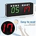 Samshow LED Electronic Scoreboard Digital Score Keeper with Remote & Tripod, Electric Scoreboard with Count Down/Up Timer & 12/24h Clock for Corn Hole/ping Pong/Table Tennis, Indoor & Outdoor Games