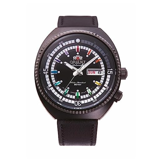 Orient Reloj Analógico para Mujeres de Automático con Correa en Cuero RA-AAOE07Bl9B