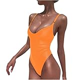 UnterwäSche Frauen Wundervoll Klassischer Einteiliger Bikini Damen Solide Farbe Sommer Sonnen Strand Atmungsaktiver Stretch Badeanzug Mit Brustpolstern Ohne Stahlring Sexy Dessous