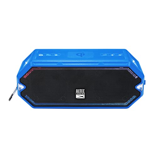 Altec Lansing - HydraBlast Wireless Portable Bluetooth Speaker, IP67 Waterproof for Parties, USB C Rechargeable Outdoor Speakers with Built in Phone Charger and LED Lights, 20 Hour Playtime by Altec Lansing - Used condition - US$25.30