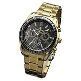 サルバトーレ マーラ 電波ソーラー クロノ メンズ 腕時計 SM15116-GDBKGD ブラック