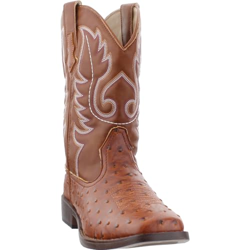 Roper Men’s Bumps Cowboy Boot – 10-1/2" Shaft - Square Toe Boots, Pull-On Western Boots for Men, Durable Faux Leather & Padded Insole2