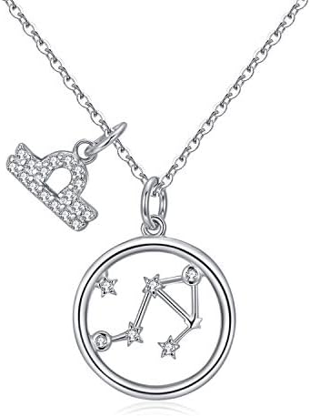 Qings Zodiac Sign Necklace 925 Silver Pendant Necklaces Gift for ...
