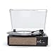 2015 New Fire 7'' Case- Premium Leather Folio Stand Case Cover for Amazon New Fire 7'' Tablet 2015 Version Tablet Only (Black)