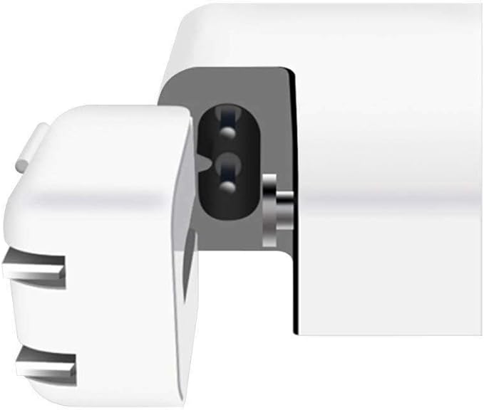 Adaptador de Pared US Plegable 2 Pack Compatible con MacBook iPhone iPad miniatura 6