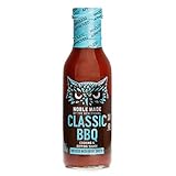 Noble Made by The New Primal Classic BBQ Cooking & Dipping Sauce, Bone Broth Infused, Whole30 Approved, Paleo, Certified Gluten Free, Dairy and Soy Free, 12 Oz Glass Bottle (1 Count)