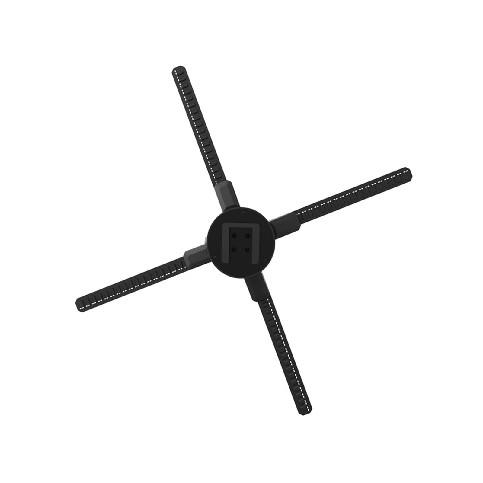 Ventilateur de publicité flottant stéréo avec animation 3D nette