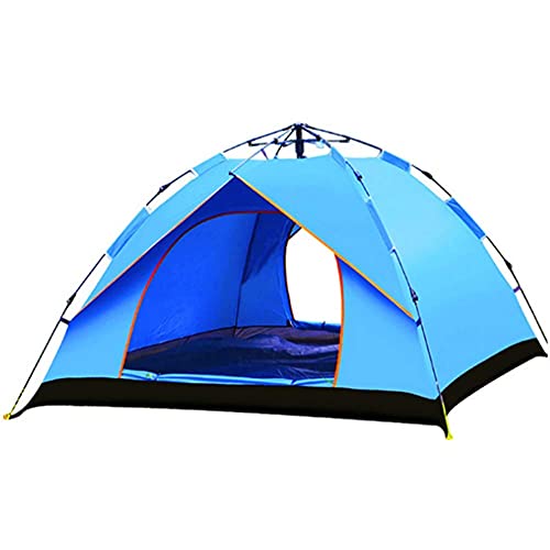 Carpa Familiar de 2 4 Persona al Aire Libre, Carpa de Campamento de Campamento de Compra instantánea Familiar 100% Impermeable para la Playa BBQ Park Fishing Mountain o Toy House Sol Tombra Household