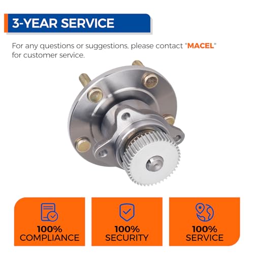 PAROD 512136 Rear Wheel Bearing Hub Assembly Fit for Chrysler Sebring 1995-2005,Dodge Avenger 1995-2000,Stratus 2001-2005, Eagle Talon 1995-1998, Mitsubishi Eclipse 1995-2004, Galant 1996-2003 by PAROD - Image 7