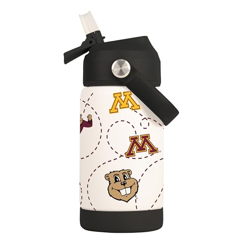 Image of Logo Brands NCAA Mascot Stainless-Steel Kids Bottle -Soft Silicone Mouthpiece, Easy To Carry, Kid-Friendly Design- Great For School & On-The-Go