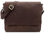 KLASSISCHES DESIGN - Die Schultertasche der Serie Gent ist zeitlos und elegant zugleich, ideal für Beruf und Freizeit als Messenger Bag, Arbeitstasche, Notebooktasche, Schultasche, Lehrertasche, Unitasche, Aktentasche, Handtasche, Fluggepäck oder Umhängetasche