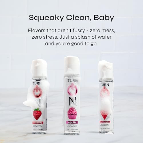 Image of Turn On 3-Pack Flavors - Personal Lubricant Sampler, 1 Fl Oz (Pack of 3)