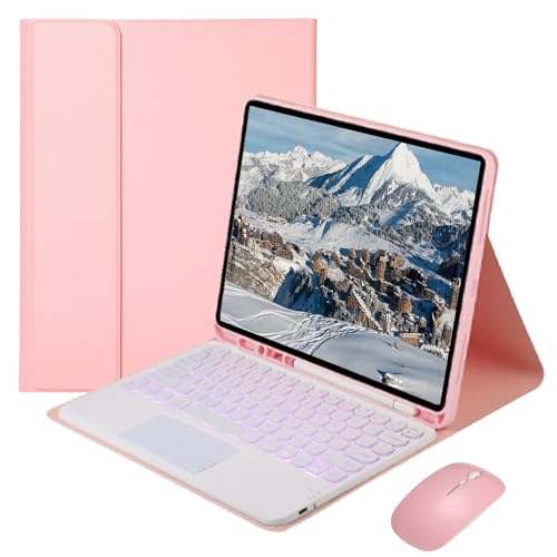 Étui clavier pour iPad 11e gén protection haut de gamme à touches lumineuses