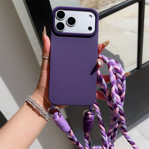 �N���X�{�f�B �L�����f�B�J���[ �g�уP�[�X for iPhone 17 Air 16 15 14 Plus 13 12 11 Pro Max X XR XS �\�t�g�V���R���J�o�[ �p�[�v�� for iPhone 14�p