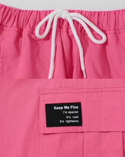 Image of ARTMINE Girls' 2 Piece Outfits Casual Drawstring Jogger Pants and Basic Short Sleeve Top Set, 6-14 Years
