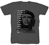 zigaretten ddr preis im Siebdruck veredelt Che Guevara grau T-Shirt (XL)