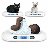 Smart Weigh Comfort Baby Scale with 3 Weighing Modes, 44 Pound Capacity, Accurate Digital Scale for Infants, Toddlers, and Babies