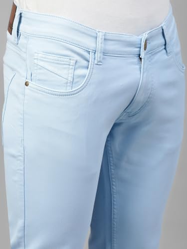 Image of Allen Cooper Regular Comfortable Mid Rise Denim Jeans for Men
