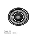 uxcell 4Pcs Round Internal Magnet Speaker Loudspeaker 8 Ohm 2W 23mm Dia Steel Shell