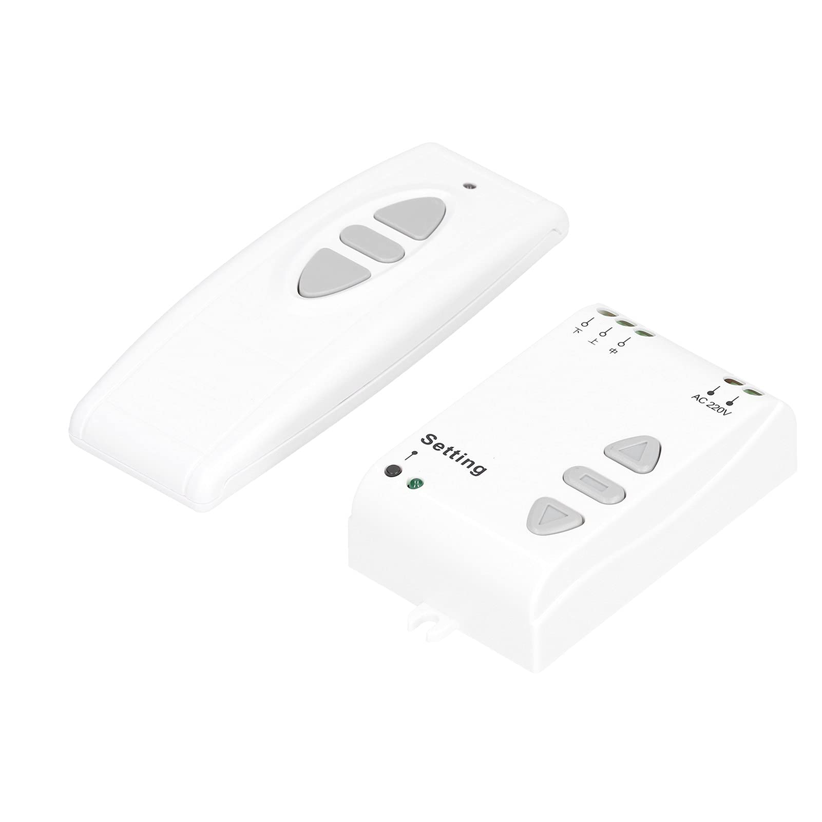 Télécommande sans fil pour écrans de projecteur, contrôle de moteur sans fil 220 V, utilisé pour rideau de moteur AC ou écrans électriques, avec télécommande sans fil