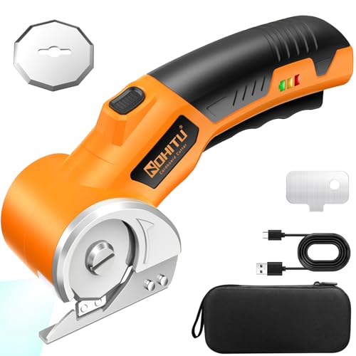 Cordless 4V Electric Scissors - Cardboard Cutter, 3000mAh