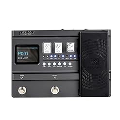 FLAMMA FX100 Guitar Multi-effects Pedal with 55 Amp Models 151 Built-in Effects 80′ Looper 40 Drum Machine 10 3rd Party IR Slots Headphone OTG for Home Practice Performance Live Streaming - Les Beatles, Paul McCartney, John Lennon, RIngo Starr, George Harrison
