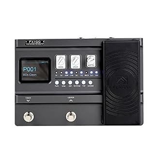 FLAMMA FX100 Guitar Multi-effects Pedal with 55 Amp Models 151 Built-in Effects 80′ Looper 40 Drum Machine 10 3rd Party IR Slots Headphone OTG for Home Practice Performance Live Streaming - Les Beatles, Paul McCartney, John Lennon, RIngo Starr, George Harrison