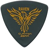 Clayton Black Raven Guitar Picks (Select from gauges .38mm - 1.26mm)