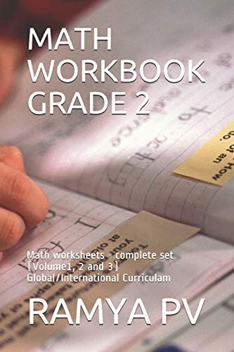 MATH WORKBOOK GRADE 2: Math worksheets - complete set (Volume1, 2 and 3) Global/International Curriculam (BooksBuddyMath)