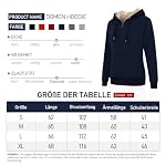 MANLUODANNI Damen Kapuzensweatshirt, Women's Kapuzenjacke Sweatjacke Kapuzenpullover Hoodie mit Zipper Baumwolle Sweatshirtjacke Pullover mit Fleecefutter – Bild 4