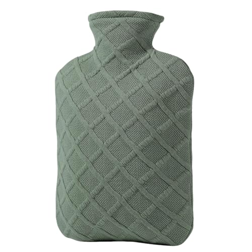 Botella De Agua Caliente - Botellas Cubierta Tejida | Paquete De Frío Caliente De Redacción Calliente | Botella De Cintura Suave De La Bolsa De Agua Tibia | Calambres Menstruales Resfriados