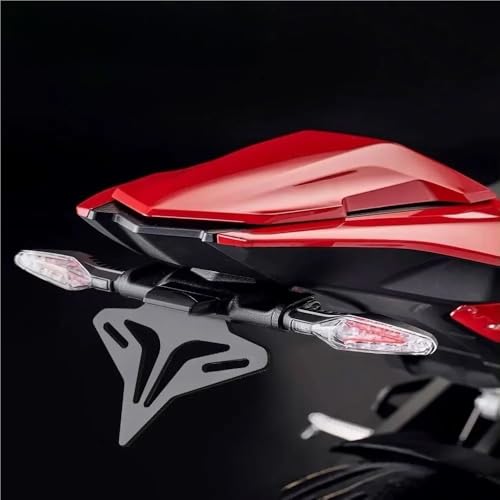 Support plaque d'immatriculation S1000RR M1000RR queue courte avec feux LED arrière - 3