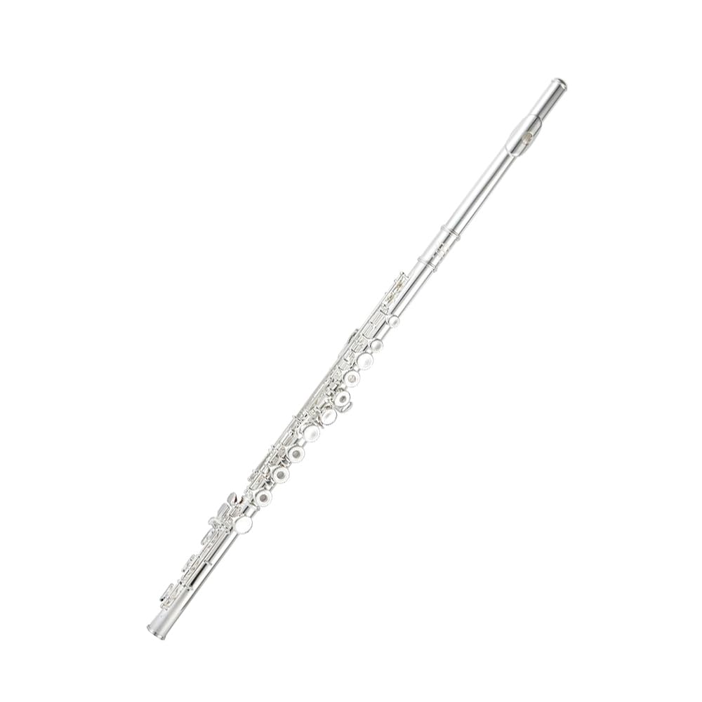 HCZKIUJY Silver-Plated Closed-Hole Flute Instrument, with Curved Keys, Suitable for Beginners/Professional Exams,16 holes (17 holes)
