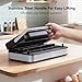 95kPa Powerful Vacuum Sealer for Food, Fully Automatic 10-in-1 Vacuum Sealer Machine with Easy Handle, Built-in Cutter & Roll Storage, Digital Countdown Display, Premium Stainless Steel Design