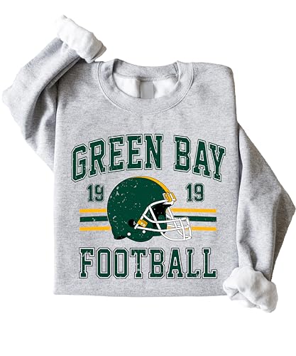 Olive Loves Apple Vintage Green Bay 1919 Football Sweatshirt for Men Women and Kids Distressed Game Day Pullover