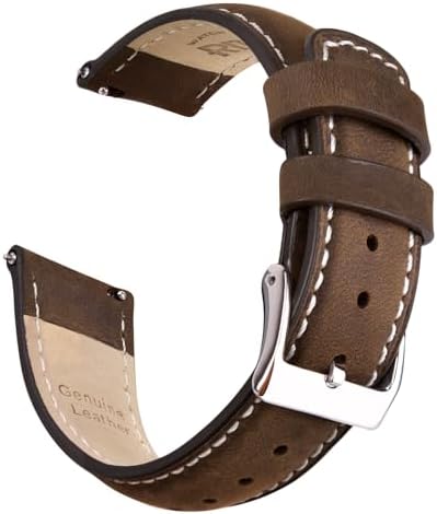 Ritche Genuine Leather Watch Strap Quick Release Watch Strap for Men Women 18mm 20mm 21mm 22mm 23mm 24mm
