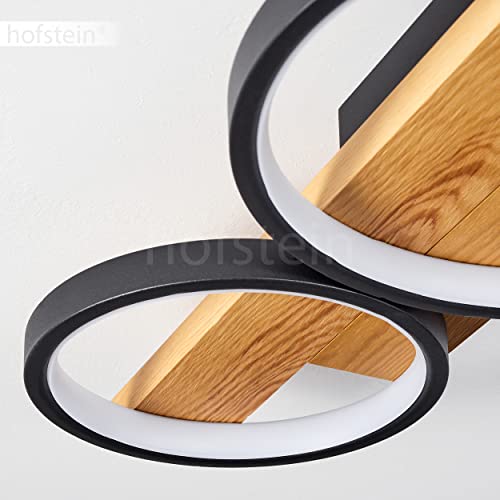 Plafonnier LED dimmable Rodekro à intensité variable 5100 lm noir