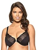 Felina - Paramour Angie Front Close Minimizer Bra for Women Black