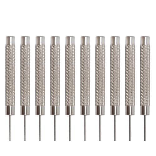 Vibsky Juego de herramientas de perforación de 0,7 a 1,0 mm para correa de reloj, herramienta manual de hierro (1,0 mm)