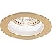 Nora Lighting NM-244G MR11 Mini Halogen White Baffle, Gold Ring With Housing