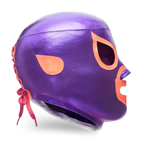 Kids Lucha Libre Wrestling Masks (Youth 2Pack) | Authentic Mexican Luchador Wrestling Masks for Children | Pro-Fit with Adjustable Rear Laces | Made in Mexico | Perfect for Boys & Girls