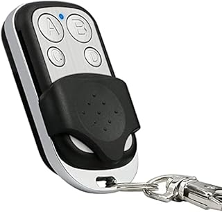 HFY408G Cloning Duplicator Key Fob A Distance Remote Control - Compatible with Garage Door Opener with Learn Button 433MHz - 4 Channel Radio Frequency Wireless Remote Control Duplicator
