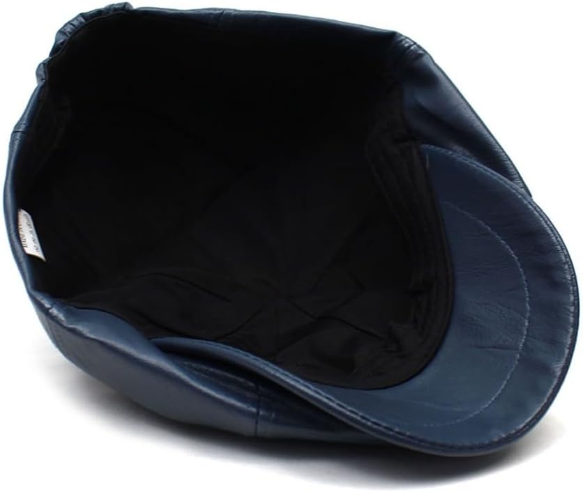 Vintage Duck Tongue Cap Men's Beret PU Octagonal Hat Painter's