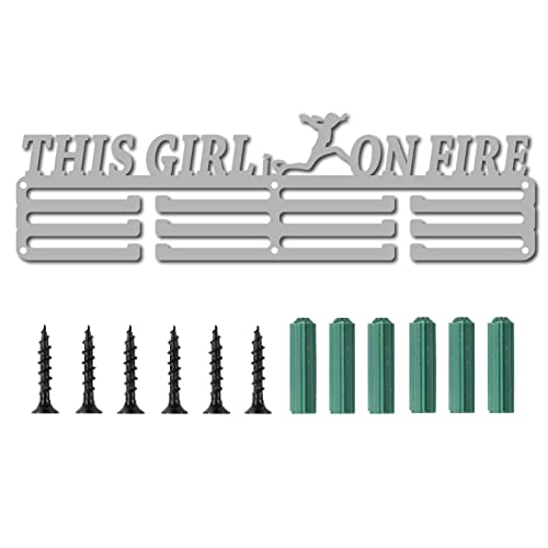 CREATCABIN Porta Medaglie Running This Girl Is On